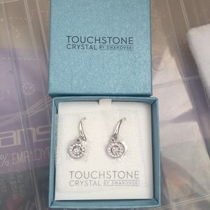 Touchstone Crystal by Swarovski earrings BNWT
